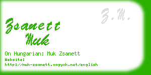 zsanett muk business card